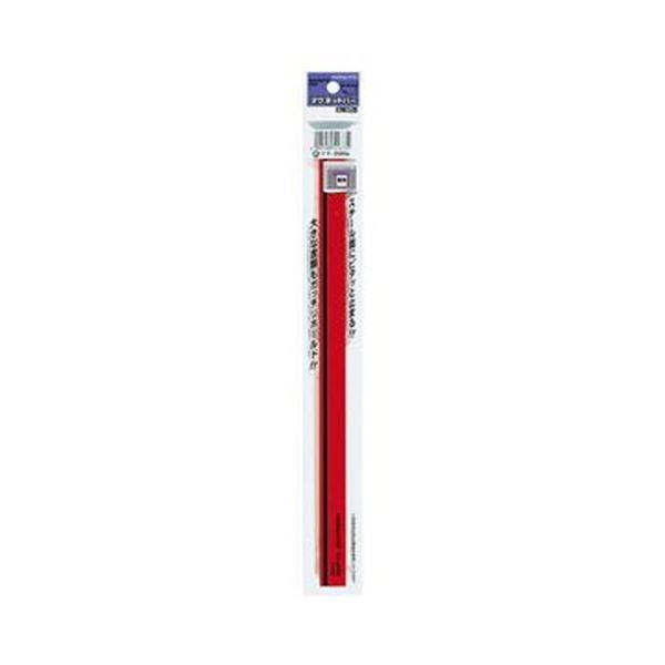 （まとめ）コクヨ マグネットバーW18×H8×L300mm 赤 マク-203NR 1セット（10個）〔×3セット〕の画像