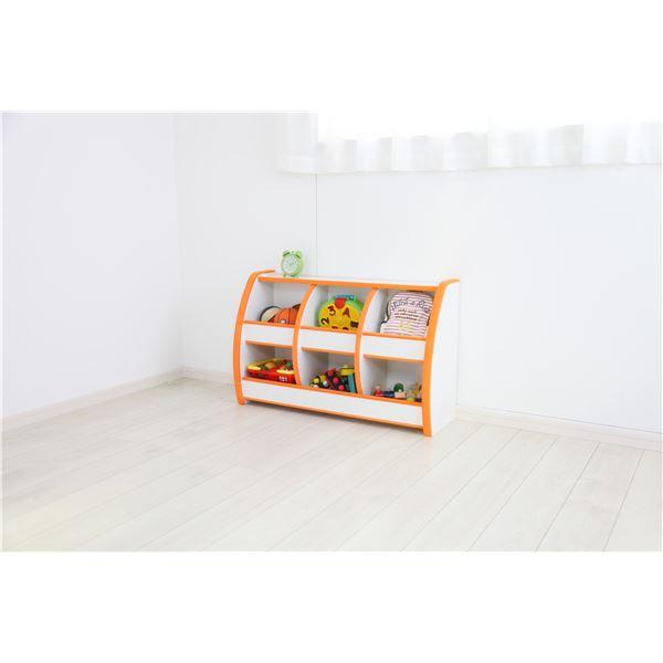 ds-子供用 おもちゃ箱/玩具収納 〔幅95.5cm グリーン〕 日本製 高耐久性 知育家具 EVAキッズシリーズ おもちゃばこ 〔完成品〕_1