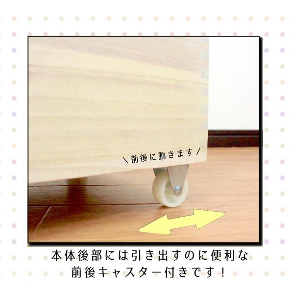 ds-米びつ ライスストッカー 30kg用 約幅30cm 木製 桐製 マス付き 完成品 キッチン 台所 ダイニング_2