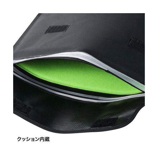 (まとめ) サンワサプライ 防水スリムインナーケース 13.3型ワイド対応 ブラック IN-WP13BK 1個 〔×3セット〕