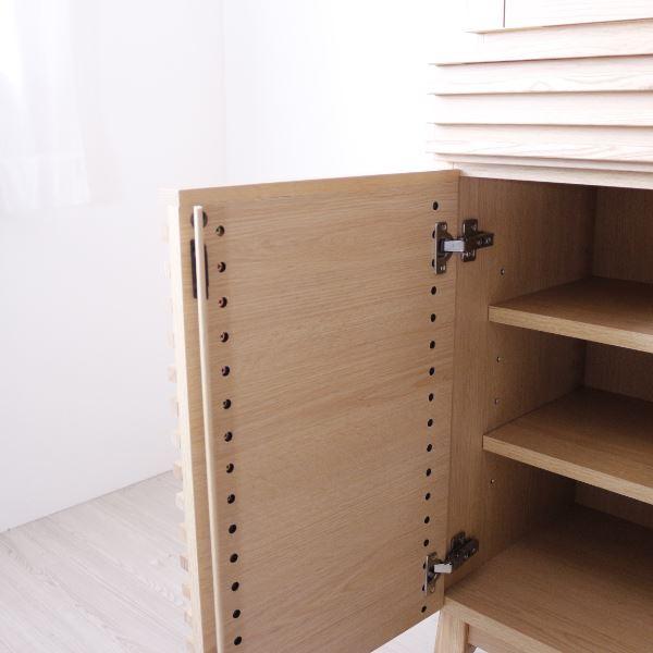 ds-カップボード 食器棚 約幅80×奥行42.5×高さ180cm ナチュラル 全段フルオープンレール ダイニング キッチン インテリア家具_5