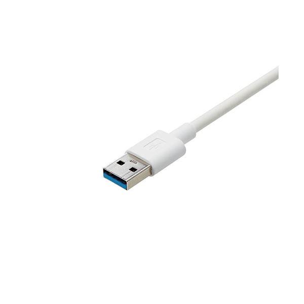 ds-エレコム USB-A 1Gbps有線LANアダプター(USBハブ付き)(白) EDC-GUA3H2-W｜minterior｜04