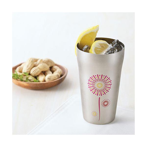 よこやま 燕熟の技 感温ステンレスタンブラー420ml 2P 花火 EJK-800の画像