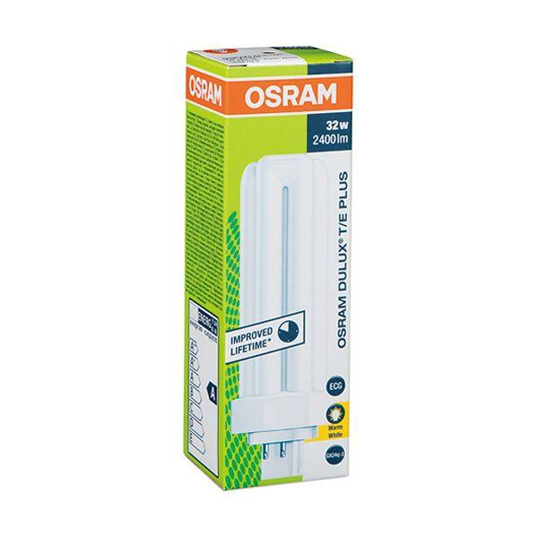 ds-（まとめ） オスラムコンパクト形蛍光ランプ 32W形 電球色 DULUX T／E PLUS 32W／830 1個 〔×3セット〕_1
