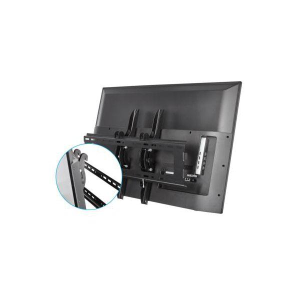 StarTech.com 薄型液晶テレビ壁掛け金具 チルト角度調節機能 32-75型 VESA規格対応 ブラックFLATPNLWALL 1台の画像