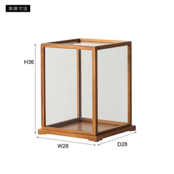 古典派音楽陳列窓 赤銅色 （約W28×D28×H36珊） 打ち上げる品