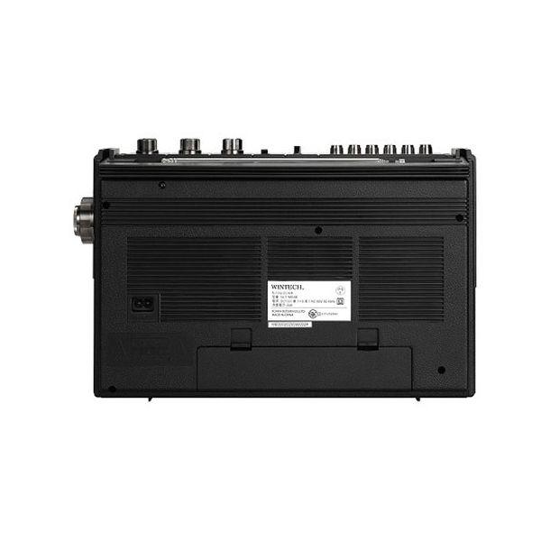 ds-WINTECH 大型モノラルラジカセ 大型スピーカー搭載 昔懐かしいデザイン MicroSDカード/USB端子搭載 シルバー SCT-MB300_3