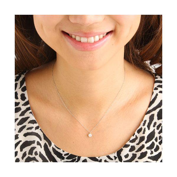 ds-プラチナPt900 ダイヤモンド0.4ctペンダント/ネックレスの画像