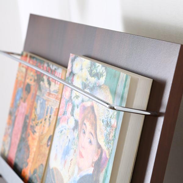 ds-ウッド マガジンラック 雑誌収納 5段 ワイド 幅58cm×奥行50cm 折りたたみ式 デコール 組立品 リビング ダイニング_2