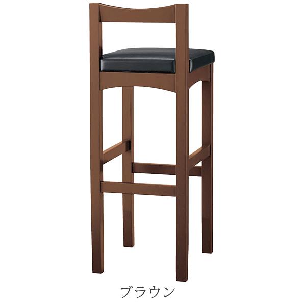 和風カウンターチェア レストランバー 業務用 新京S70 レザー張り 既