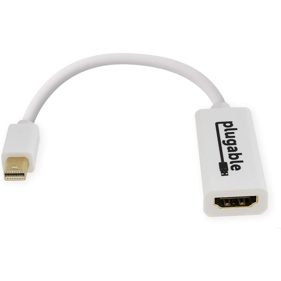 Plugable Mini DisplayPort - HDMI 変換アダプター 3840x2160@30Hz 4K 超格安価格 まで対応 2021春夏新色 UHD パッシブ