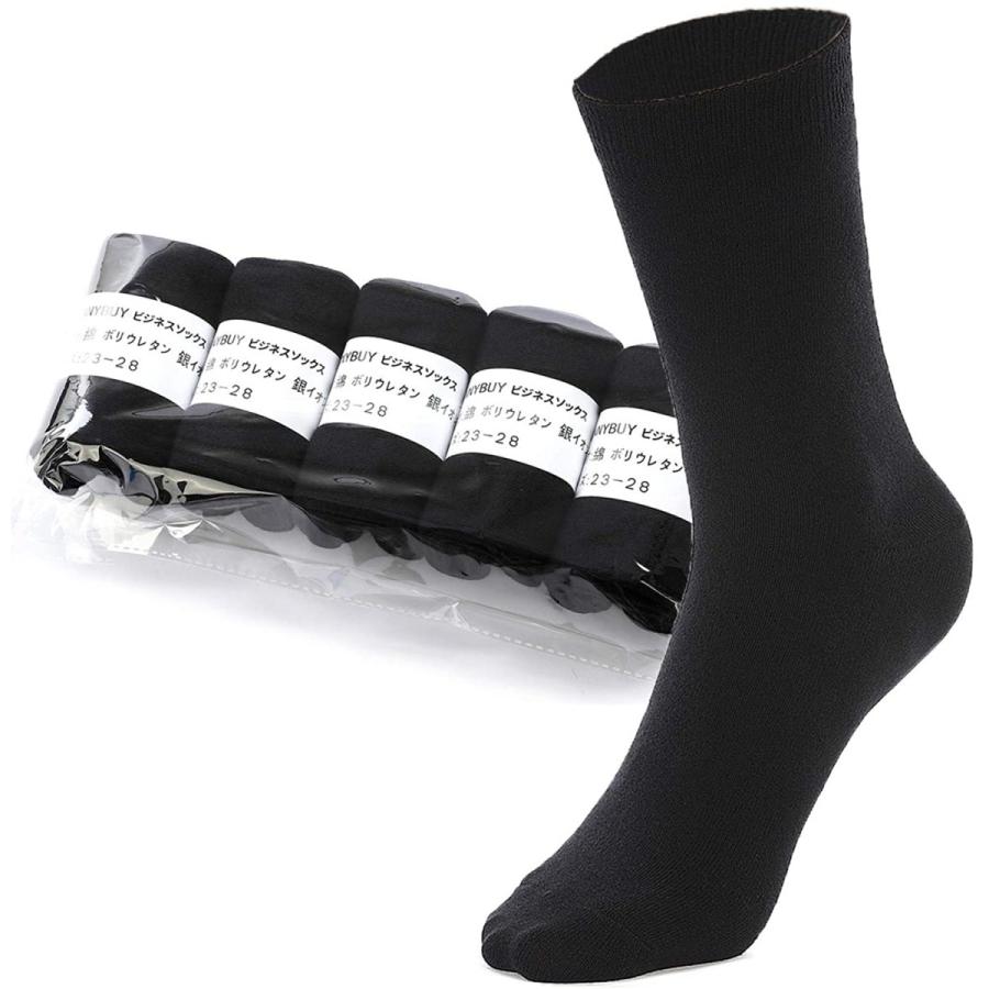 934円 正式的 Sunnybuy 靴下 メンズ ビジネスソックス 黒 冬 暖かい 24 28cm 5足セット 紳士用