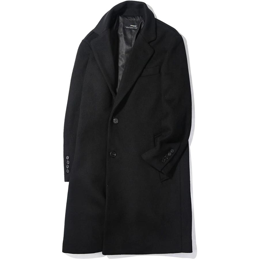 全国宅配無料 Viishow メンズ メルトン コート チェスターコート 暖かい ロング丈 アウター 予約販売品 Www Thaihealthcenter Org