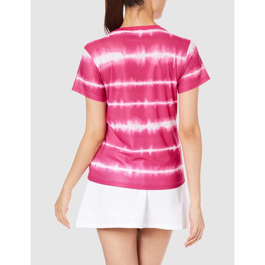 全国宅配無料 フィラ テニス テニス 半袖ゲームシャツ 吸水 速乾 Uvカット ストレッチ Vl2131 レディース マゼンタ 日本 L 日本サイズl相当 肌触りがいい Umanum Mx