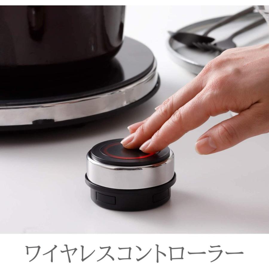 マインツ 卓上 Ih クッキングヒーター 火力5段階 安全機能 Ih 日本製 リモコン付き 日本製 ブラック 火力5段階 Mintjams