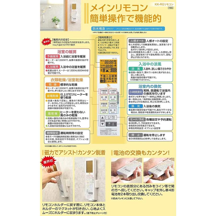 高須産業 Tsk 浴室換気乾燥暖房機 壁面取付タイプ 換気扇内蔵タイプ Bf 861rga ファンヒーター Mintjams