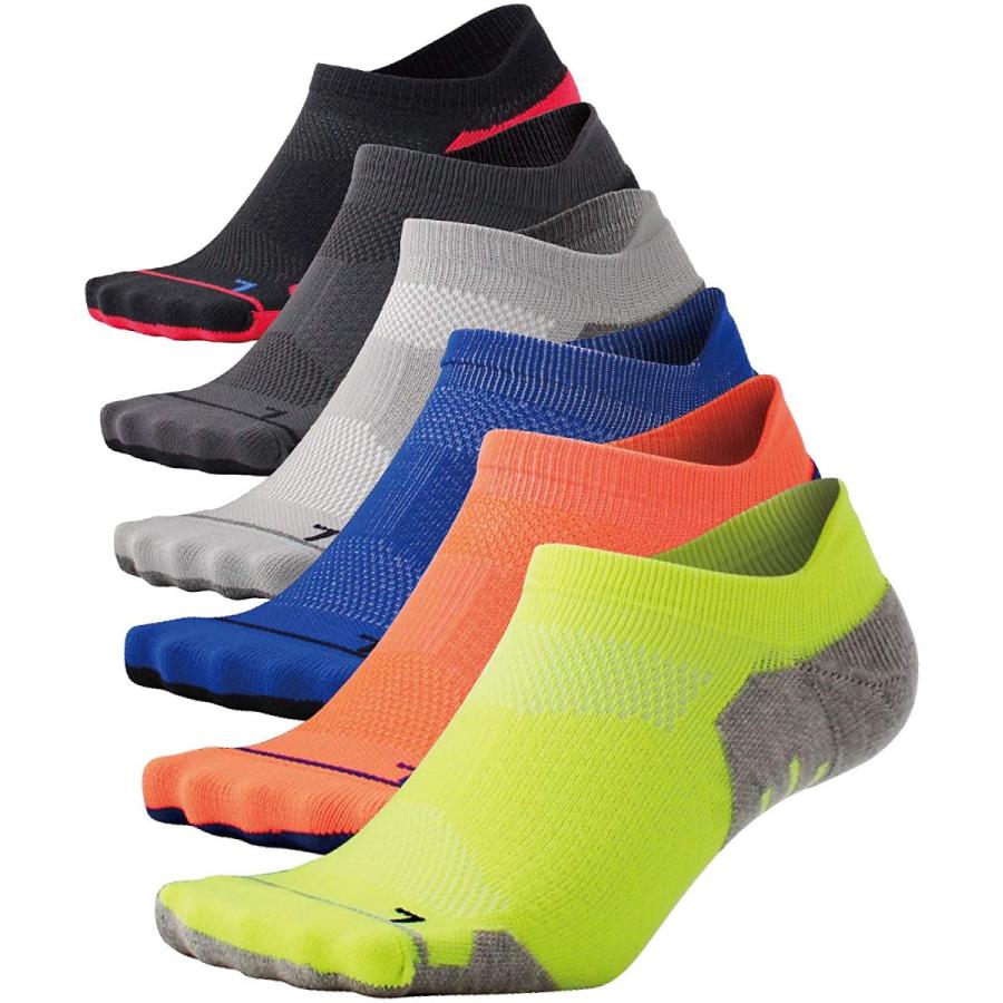 968円 国内正規総代理店アイテム 靴下 メンズ スポーツ ソックス ランニングソックス くるぶし ショート 6足セット 25 27cm カラー6足