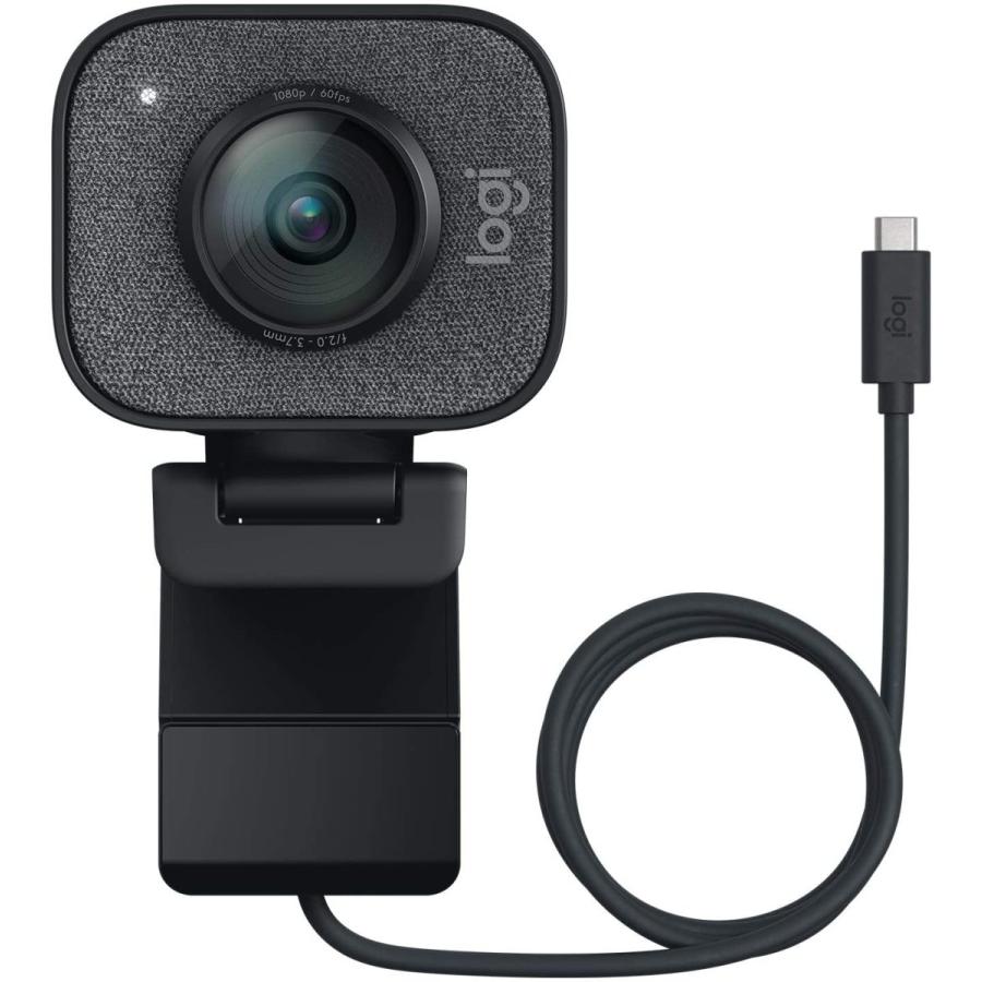 人気ブランドを StreamCam LOGITECH Plus Tripo Portable Graphite Webcam USB-C camera  HD Full ビデオカメラ - www.quantumbytestore.com