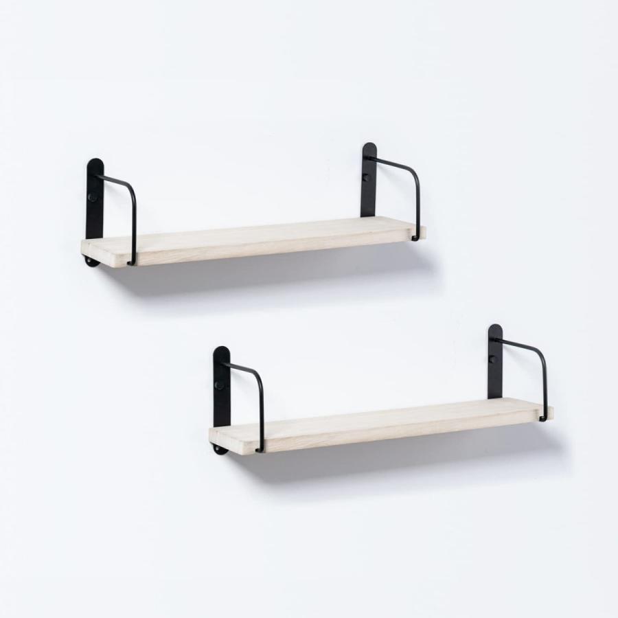 Mijee ウォールシェルフ 壁を傷つけない 壁掛け棚 賃貸 ウォールラック 石膏ボード可能 飾り棚 北欧 神棚 おしゃれ Diy 狭小住宅対応 2個 トイレ収納 Www Bollywoodpapa Com