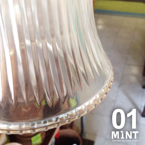 大幅値下げ！アンティーク調 ガラスシェードペンダントライト／L