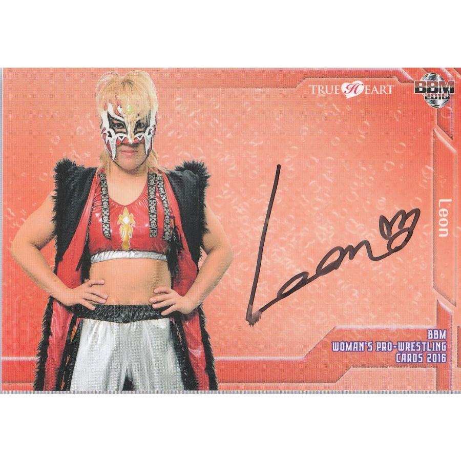 16BBM TRUE HEART Leon 直筆サインカード 83枚限定 : スポーツカード