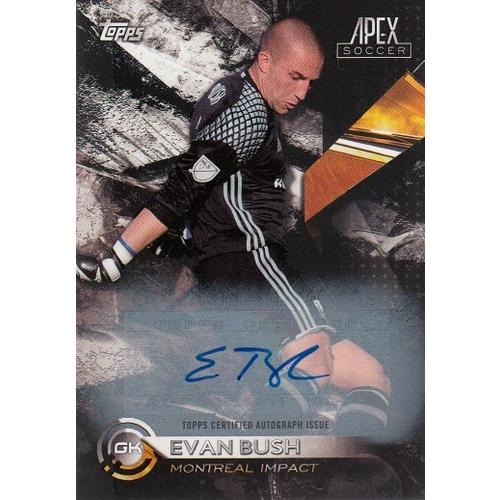 16 TOPPS MLS APEX エバン・ブッシュ 直筆サインカード