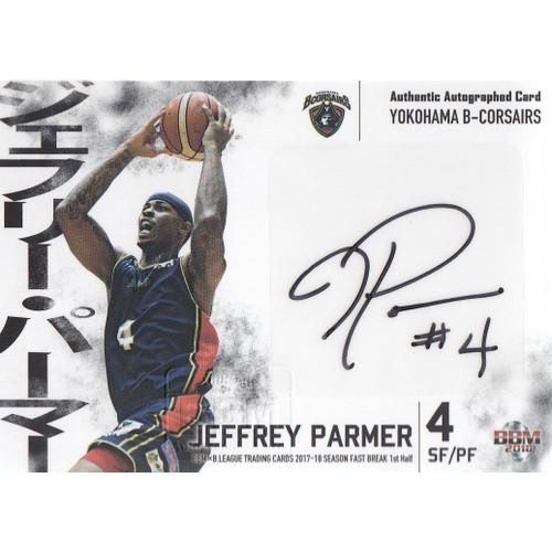 17-18BBM B.LEAGUE FAST BREAK 1st Half ジェフリー・パーマー 直筆