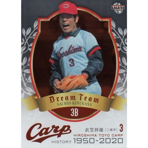 20BBM 広島東洋カープヒストリー 1950-2020 CDT07 衣笠祥雄 DREAM TEAM