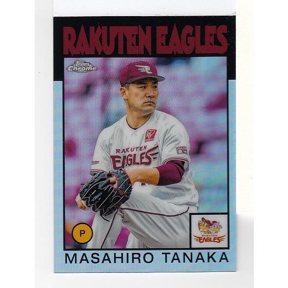 21 TOPPS CHROMENPB ベースボールカード 田中将大 インサート 1986 
