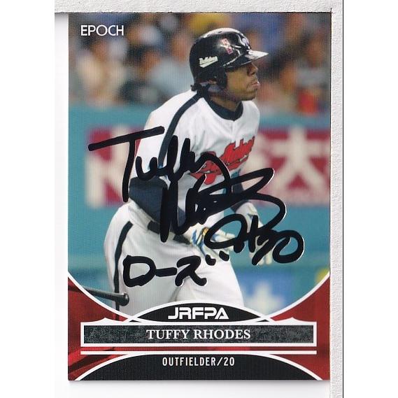 22EPOCH 日本プロ野球外国人OB選手会 タフィー・ローズ 銀箔サイン