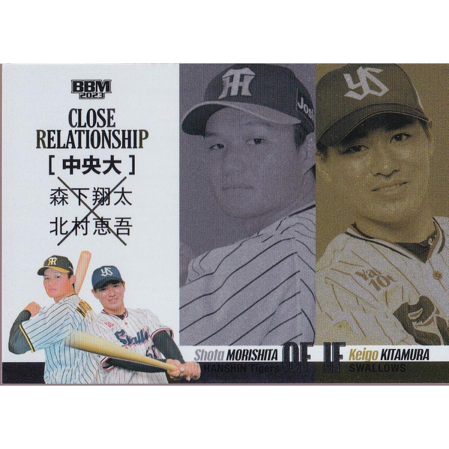 23BBM ルーキーエディション CL3 森下翔太 北村恵吾 CLOSE 