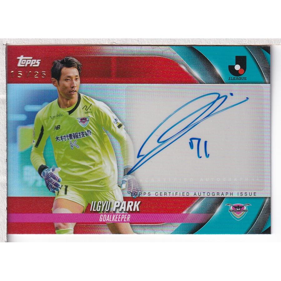 24 TOPPS Jリーグ フラッグシップ 朴一圭 直筆サインカード 24 TOPPS Jリーグ フラッグシップ 朴一圭 直筆サインカード