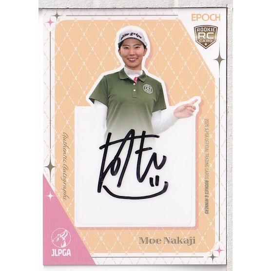 25EPOCH JLPGA 女子ゴルフ Rookies & Winners 仲地萌 直筆サイン