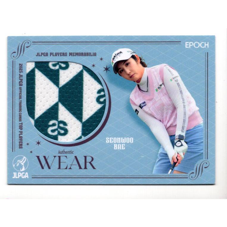 ぺソンウ　JLPGAトレーディングカード 25EPOCH JLPGA 女子ゴルフ Top Players ペ ソンウ ウェアカード 100枚