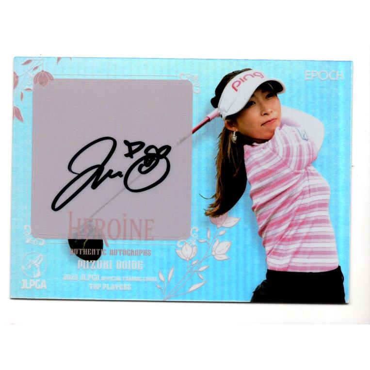 エリエール女子オープンイボミプロ直筆サイン入りフラッグ 25EPOCH JLPGA 女子ゴルフ Top Players 大出瑞月 Heloine 直筆サイン