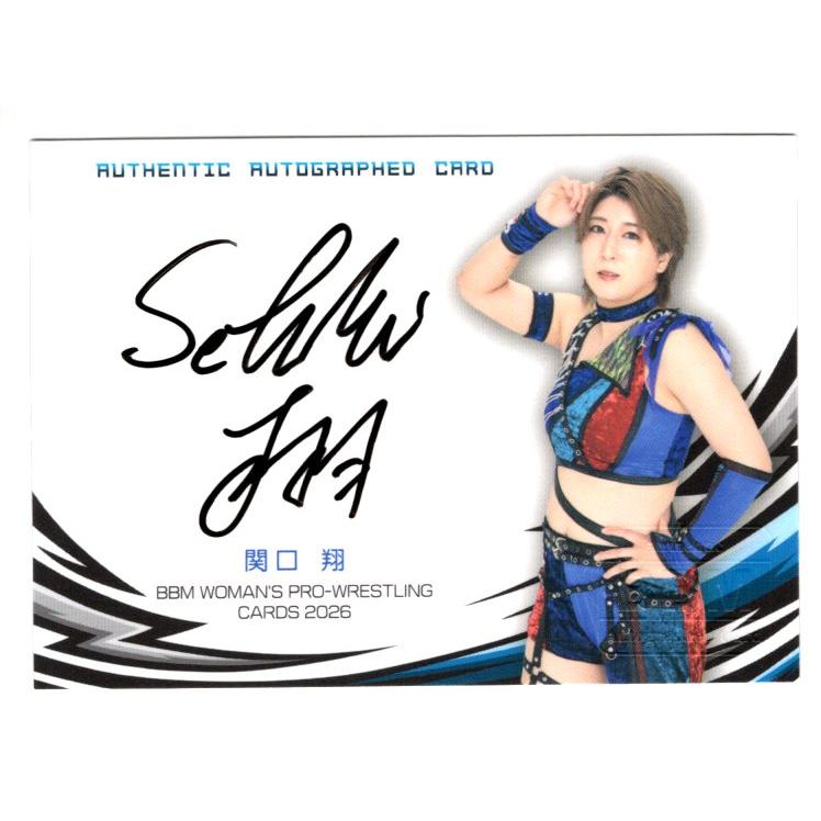 26BBM 女子プロレスカード 関口翔 直筆サインカード 99枚限定