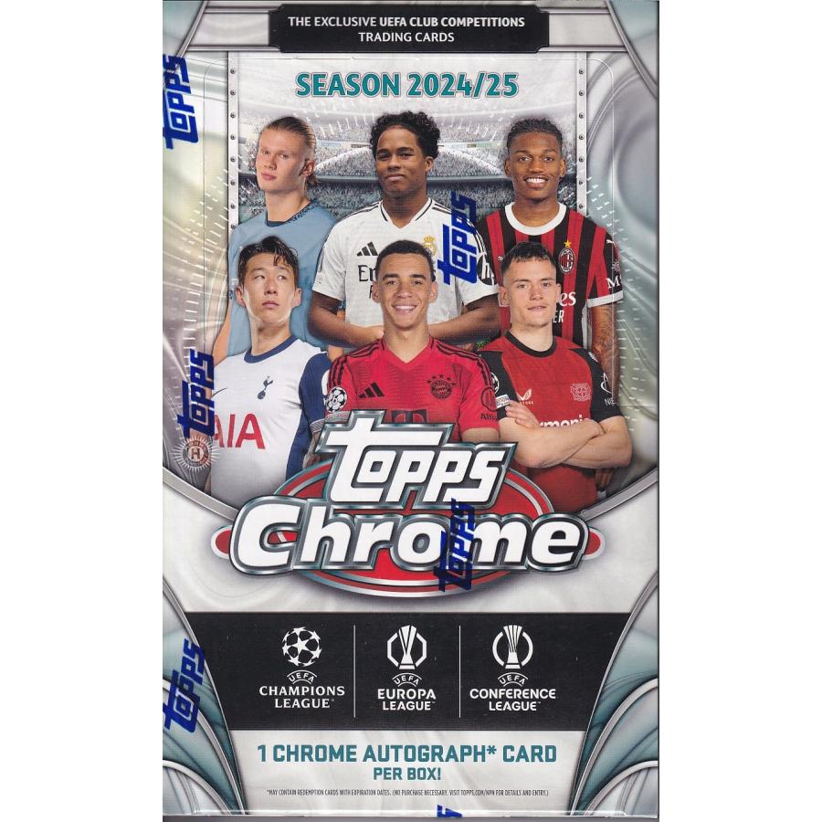 サッカーボックス 2024-25 TOPPS CHROME UEFA CLUB COMPETITIONS HOBBY 
