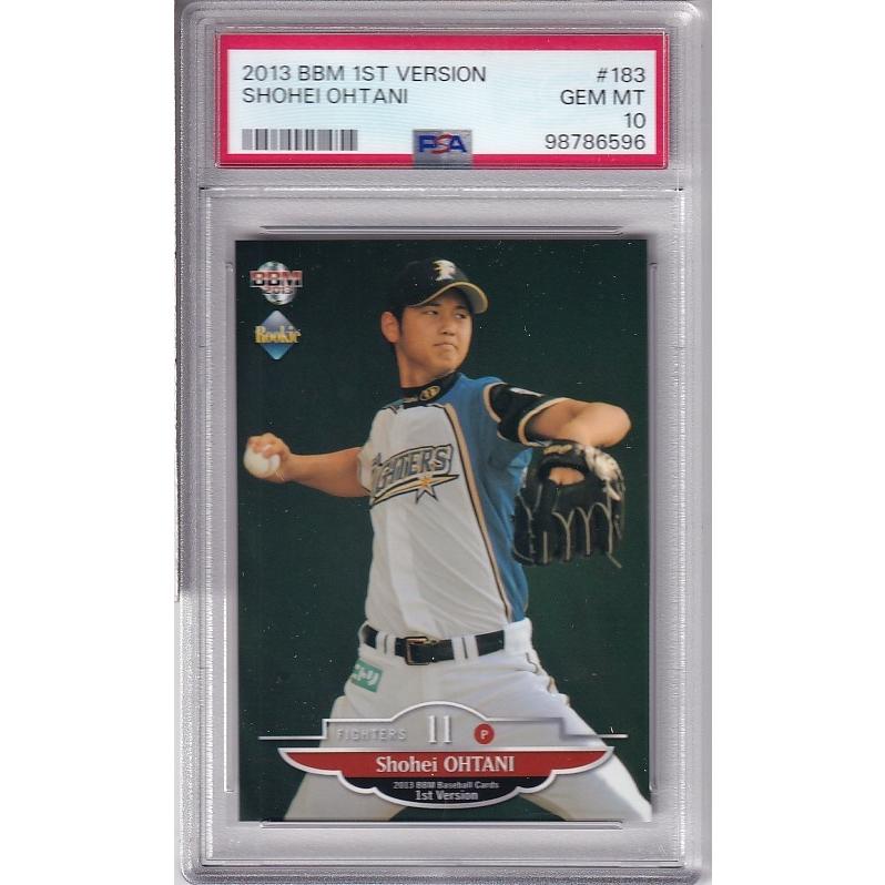 大谷翔平 PSA10 2013BBM 1stバージョン #183 ルーキー : スポーツ 