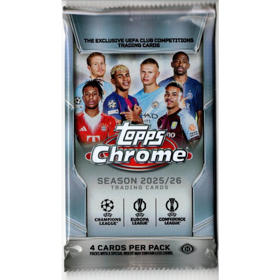 サッカーパック 2025-26 TOPPS CHROME UCC HOBBY : スポーツカード
