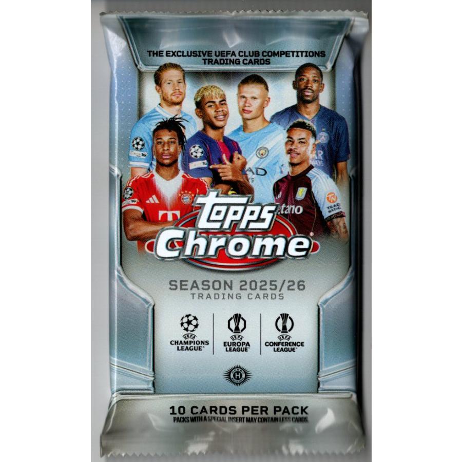 サッカーパック 2025-26 TOPPS CHROME UCC JUMBO : スポーツカード