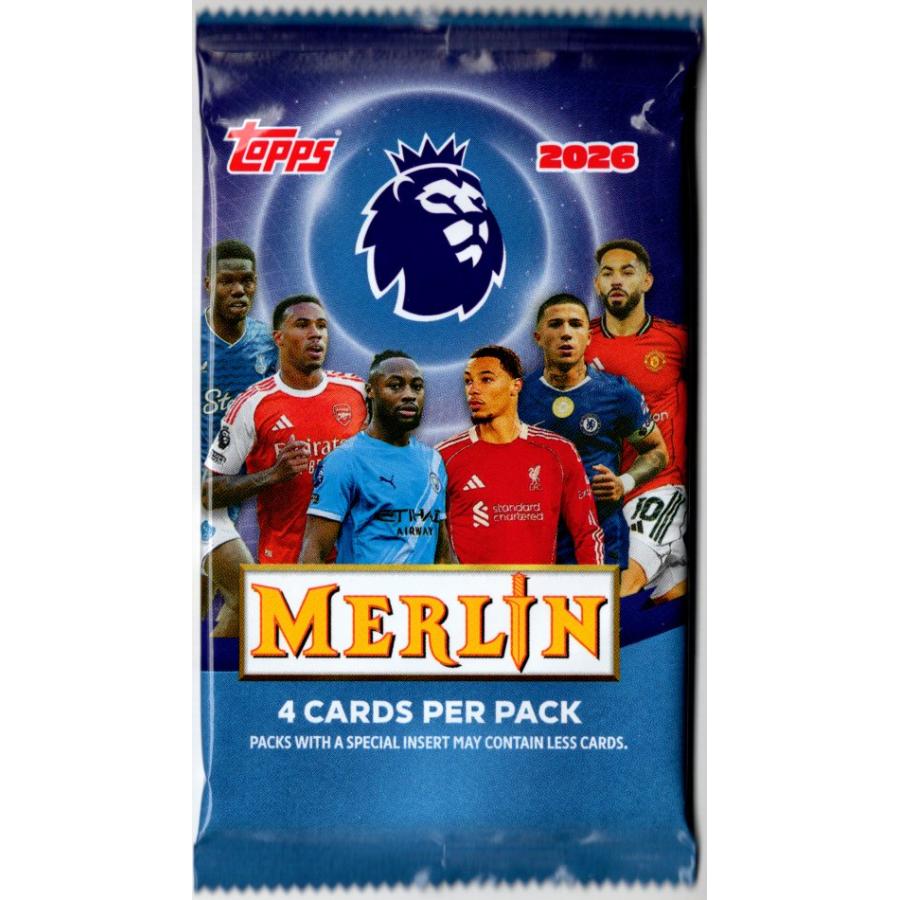 サッカーパック 2026 TOPPS MERLIN PREMIER LEAGUE VALUE BOX