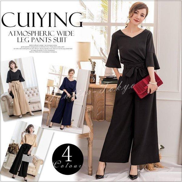 普及品 パンツドレス パーティードレス 結婚式 体型カバー 大きいサイズ セットアップ フォーマルドレス ワイド 二次会 マタニティフォーマル 特売安い Www Superavila Com