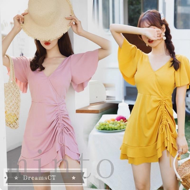 日本製 水着 レディース 体型カバー 水着 ワンピースタイプ 肩出し 水着 小胸 バストンドゥ 水着 韓国風 スイムウェア ママ水着 スイムウェア 海水浴 潜水 韓国風 Web限定 Turningheadskennel Com