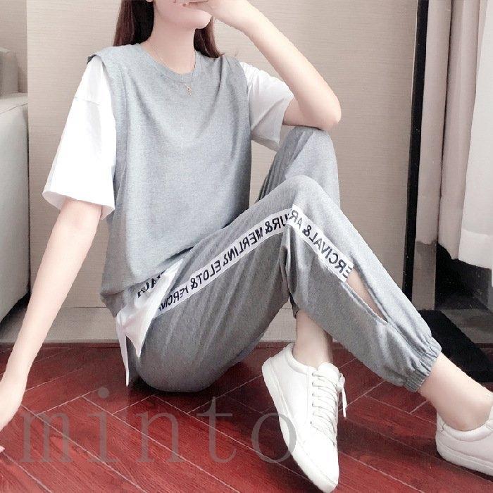 ジャージ レディース 上下 セットアップ 春夏 大人 カジュアル おしゃれ 長袖 スウェット パンツ 着痩せ 部屋着 ルームウェア 春秋夏 新作 スーツ Min 9627wbybe Minto 通販 Yahoo ショッピング