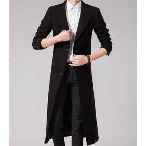 テーラードジャケットメンズウールカジュアルチェスターホスト超ロング紳士服春アウターロング丈コート細身冬 Xkun77 Fjntu714 Minto 通販 Yahoo ショッピング