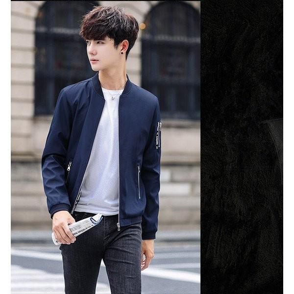 メンズスタジャン19新作メンズジャケットアウターメンズファションジップアップ春服ジャケットアウター4色m 4xl Xkunami Iyohl514 Minto 通販 Yahoo ショッピング