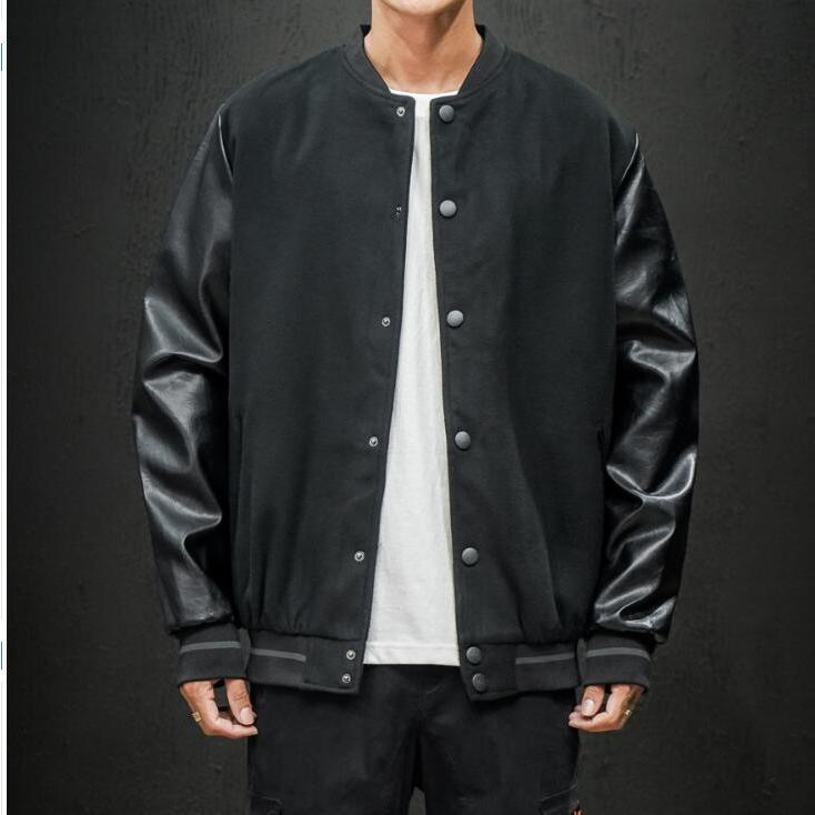 スタジャンメンズおしゃれブランド無地柄黒スタジアムジャンパージャケットライトアウタートップス大きいサイズ春秋冬17amj代50代 Xkunany Erxck438 Minto 通販 Yahoo ショッピング