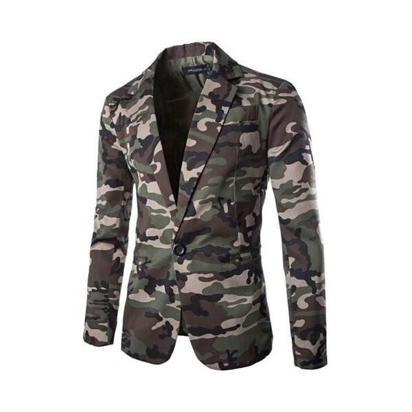 テーラードジャケットメンズおしゃれブランド無地柄迷彩ジャケットアウター大きいサイズ40代50代 Xkunany Uadkf457 Minto 通販 Yahoo ショッピング
