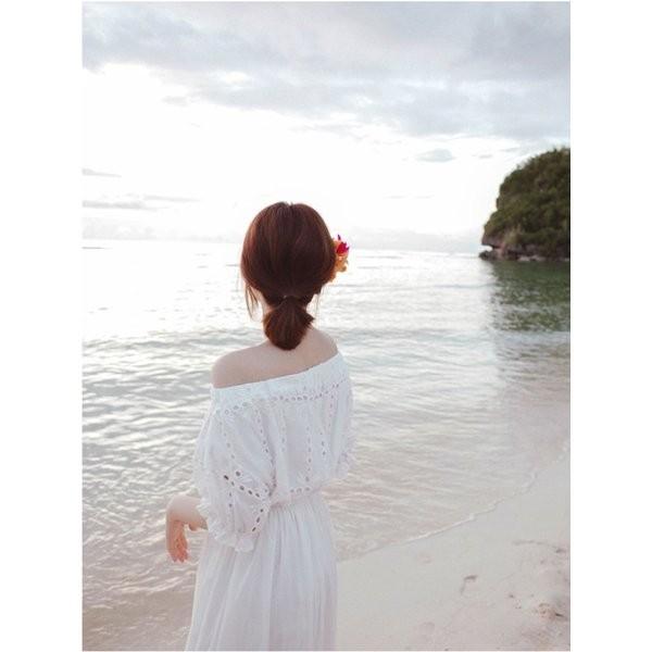 ロングワンピース夏レディースリゾートワンピース海マキシ丈レースワンピース白ワンピオフショルダーキレイめ半袖体型カバー着痩せ代30代40代 Xkunear Ebxim187 Minto 通販 Yahoo ショッピング