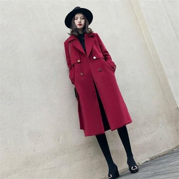 チェスターコートレディースコート秋冬ロングコートベルト付ききれいめウール混コートアウターpコート30代40代大きいサイズピーコート通勤ol Xkunear Udvks023 Minto 通販 Yahoo ショッピング